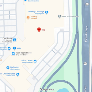 Map of FVI Miami Campus location at 7757 W Flagler St