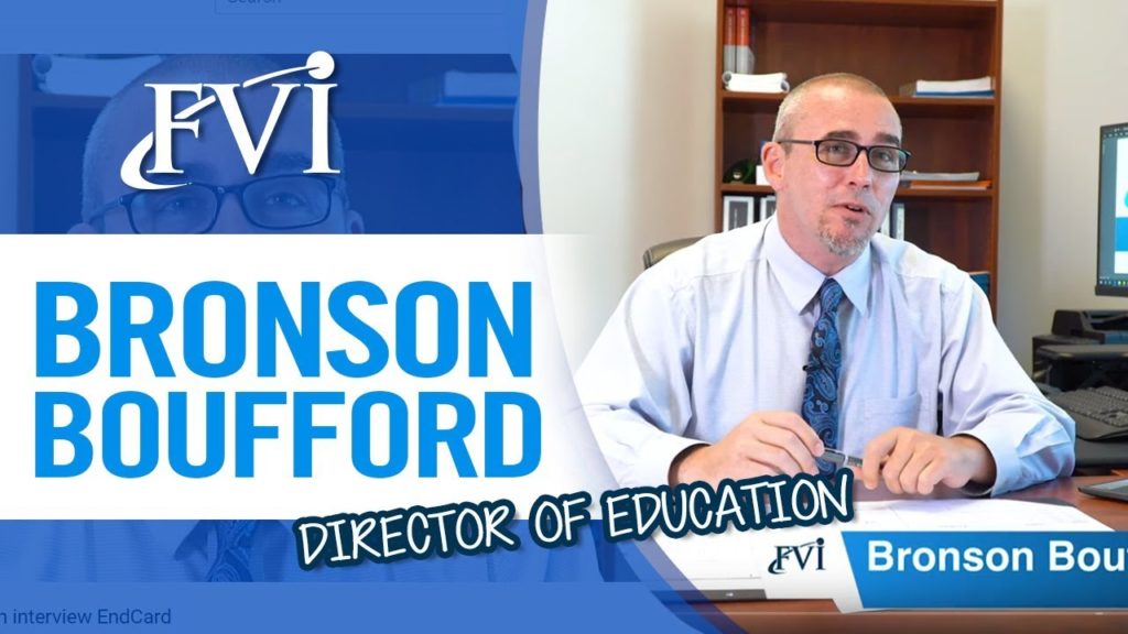 Meet Bronson Boufford. Director of Education