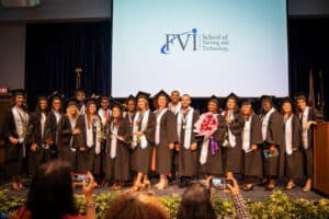 nursing students during their white coat ceremony