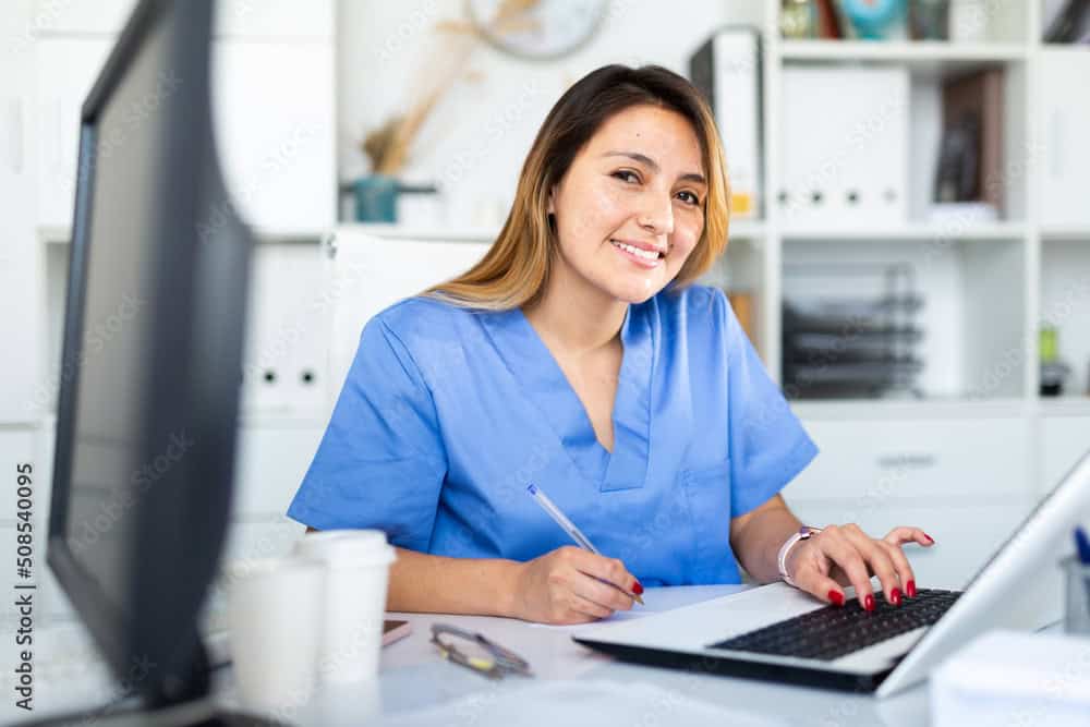 medical assistant smiling at the camera