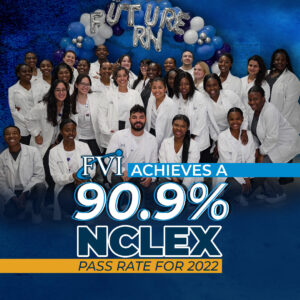 nursing graduates who passed the NCLEX celebrating their success