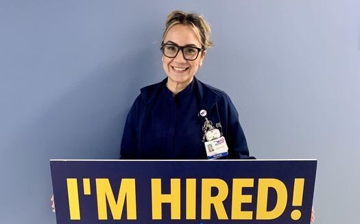 An FVI nursing graduate who got hired