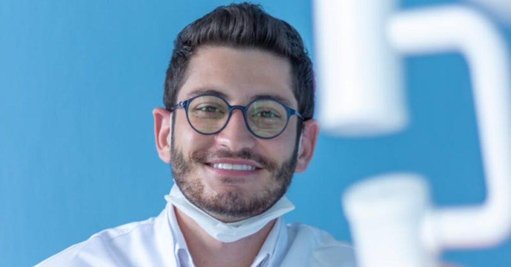 Smiling medical professional