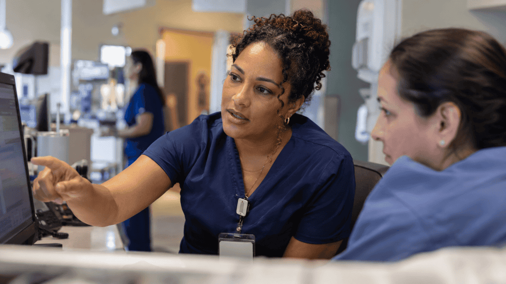 rn bsn explaining care to patient